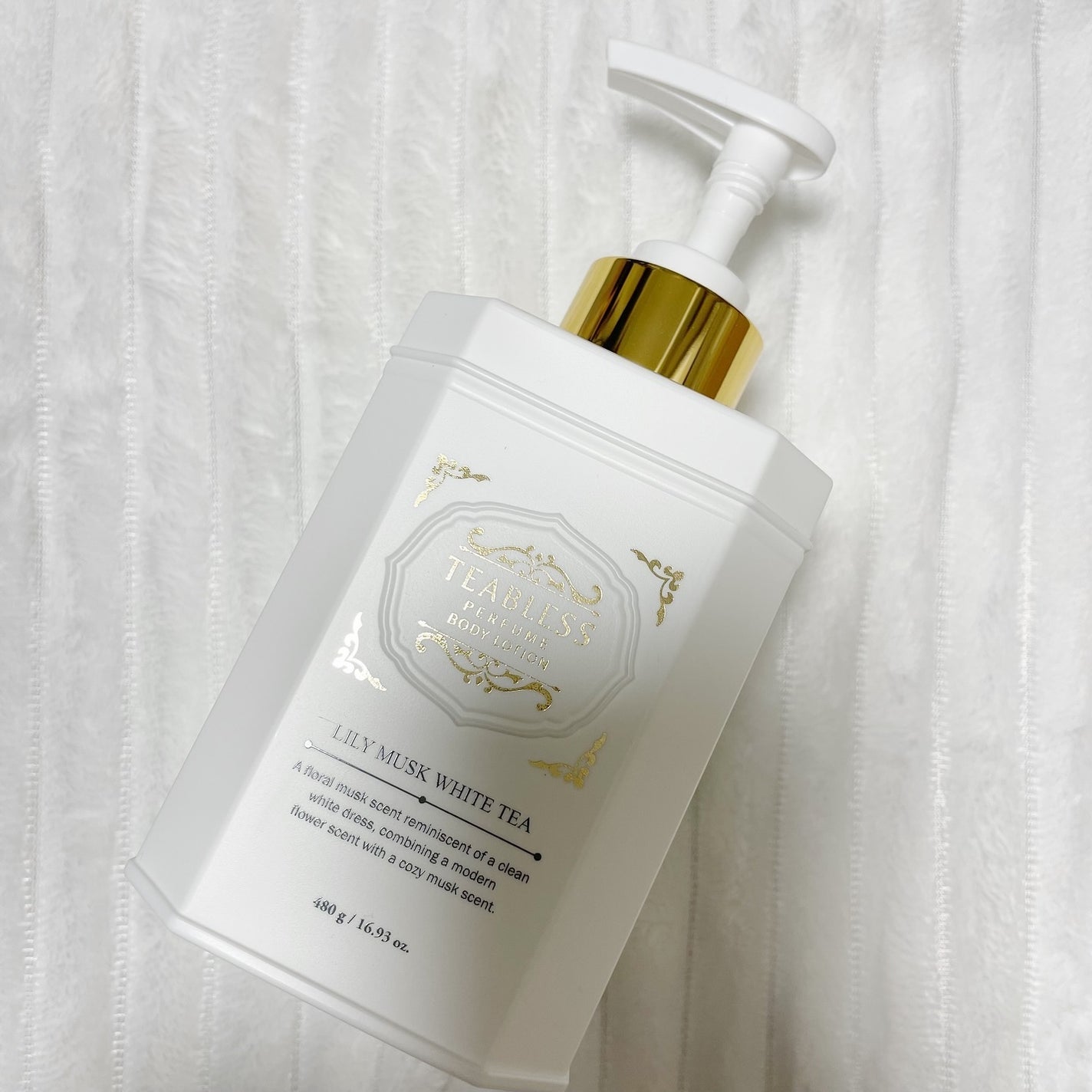 パフュームボディローション リリィムスクホワイトティー/TEABLESS/ボディローションを使ったクチコミ(5枚目)