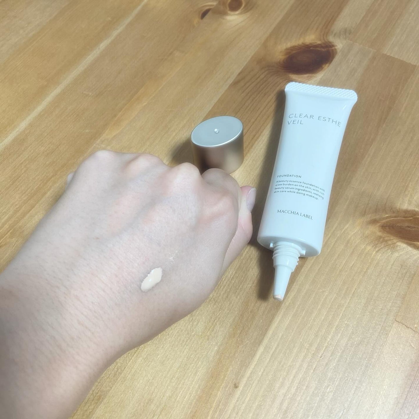 薬用クリアエステヴェール/Macchia Label/リキッドファンデーションを使ったクチコミ(3枚目)