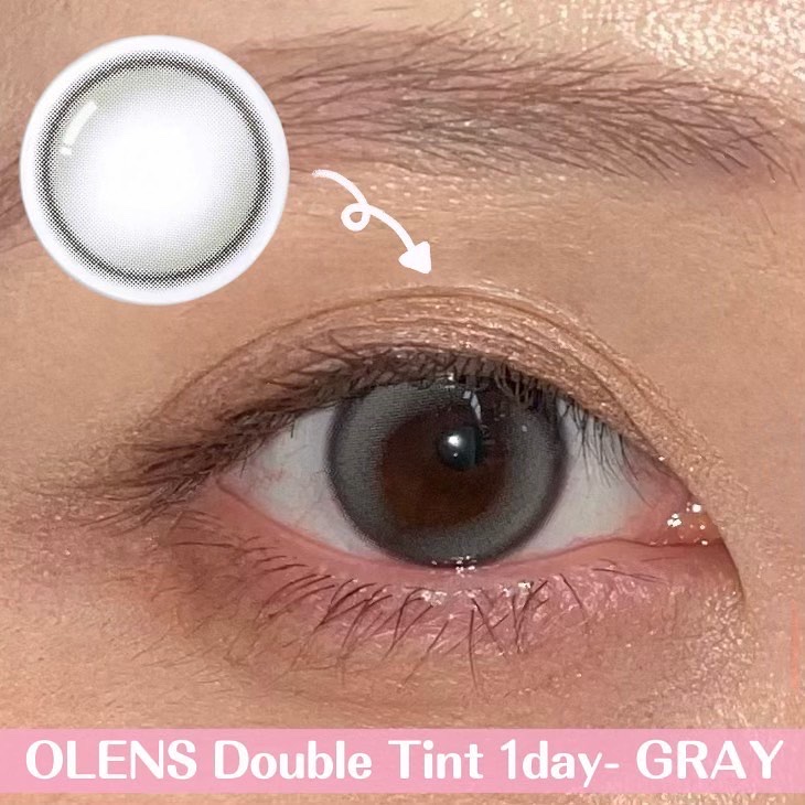 Double Tint 1day/OLENS/カラーコンタクトレンズを使ったクチコミ（2枚目）