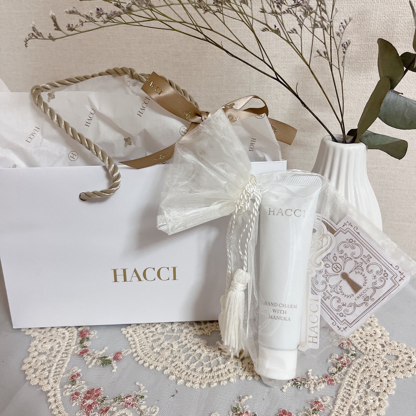 HACCI ハンドチャーム/HACCI/ハンドクリームを使ったクチコミ(4枚目)