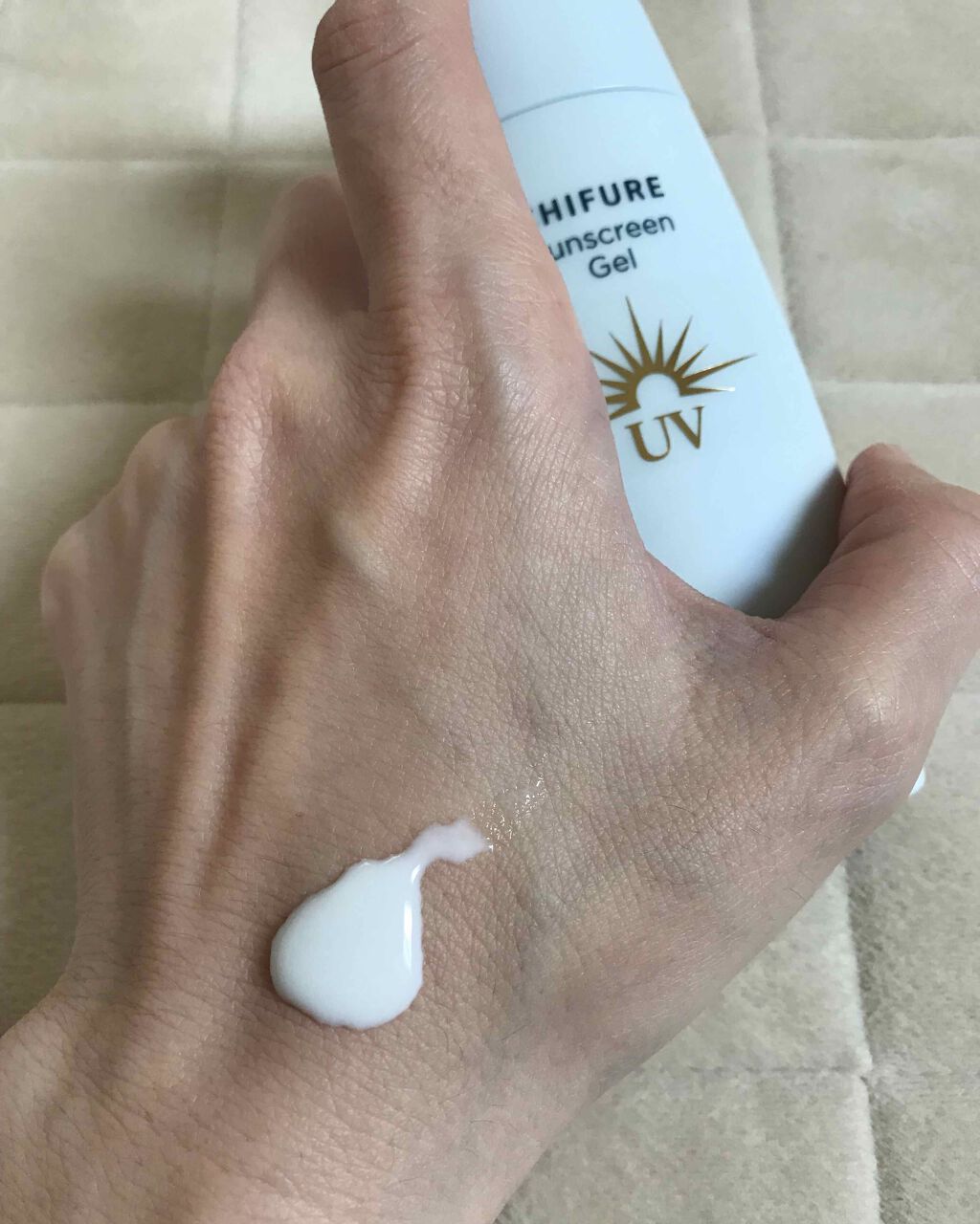 日やけ止め ジェル UV/ちふれ/日焼け止めジェルを使ったクチコミ(3枚目)
