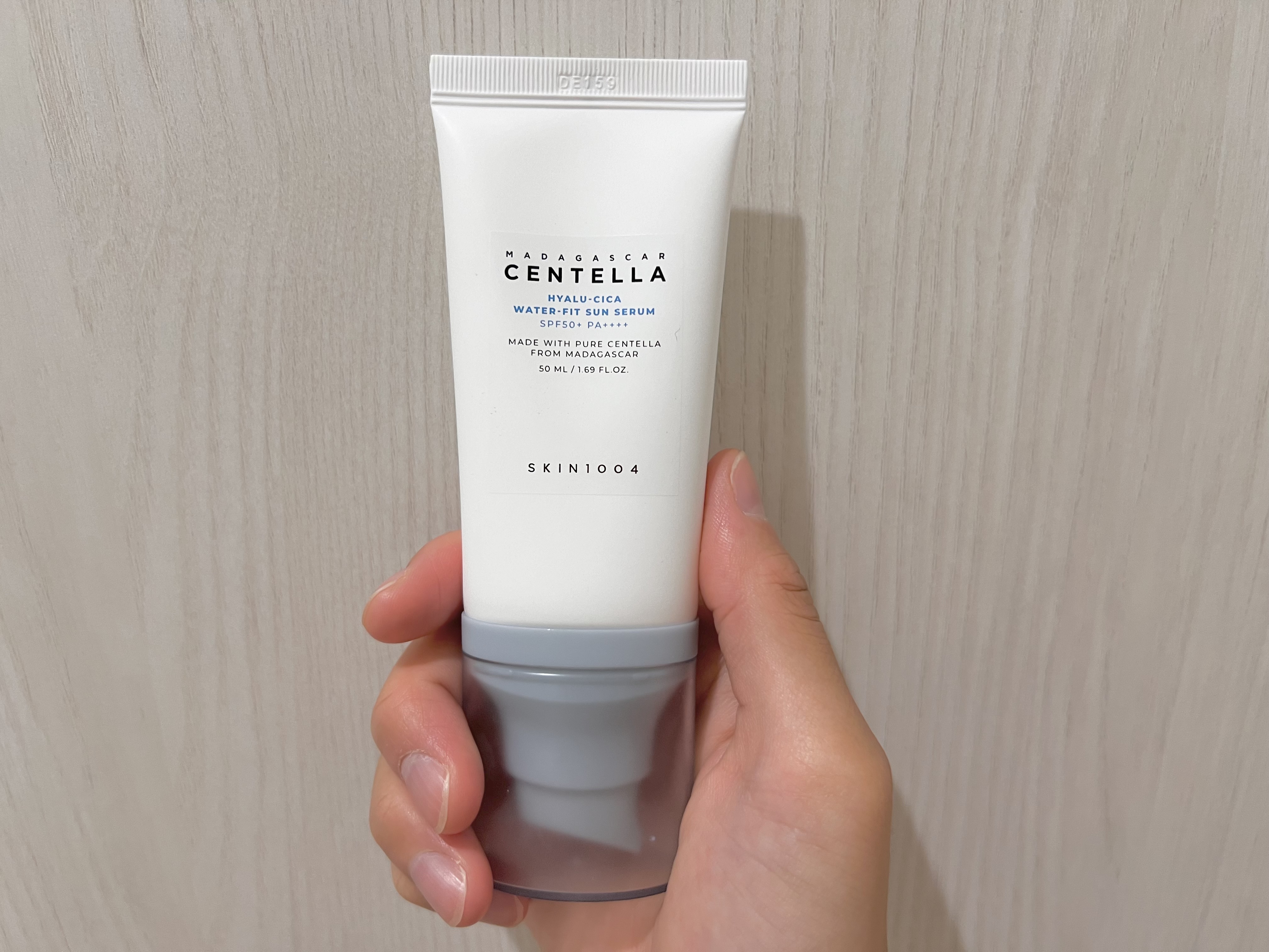 ヒアルーシカ ウォーターフィット サンセラム/SKIN1004/日焼け止めローションを使ったクチコミ（1枚目）