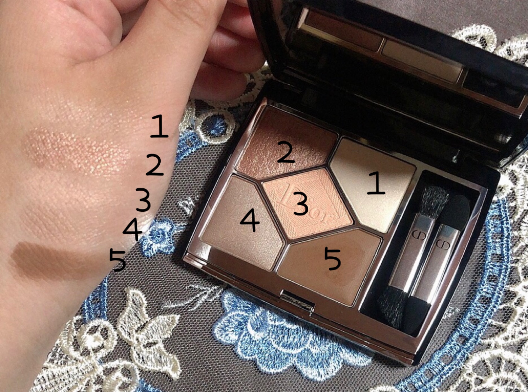 【旧】サンク クルール クチュール/Dior/アイシャドウパレットを使ったクチコミ（2枚目）