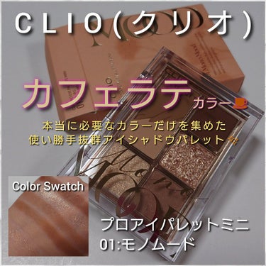 プロ アイパレット ミニ/CLIO/パウダーアイシャドウを使ったクチコミ（1枚目）