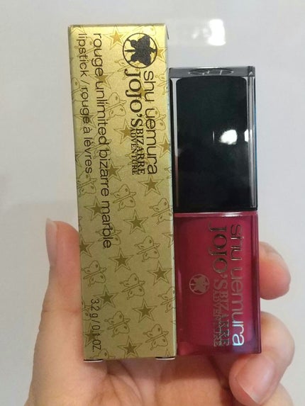 ルージュ アンリミテッド ビザーマーブル(限定)/shu uemura/口紅を使ったクチコミ(2枚目)