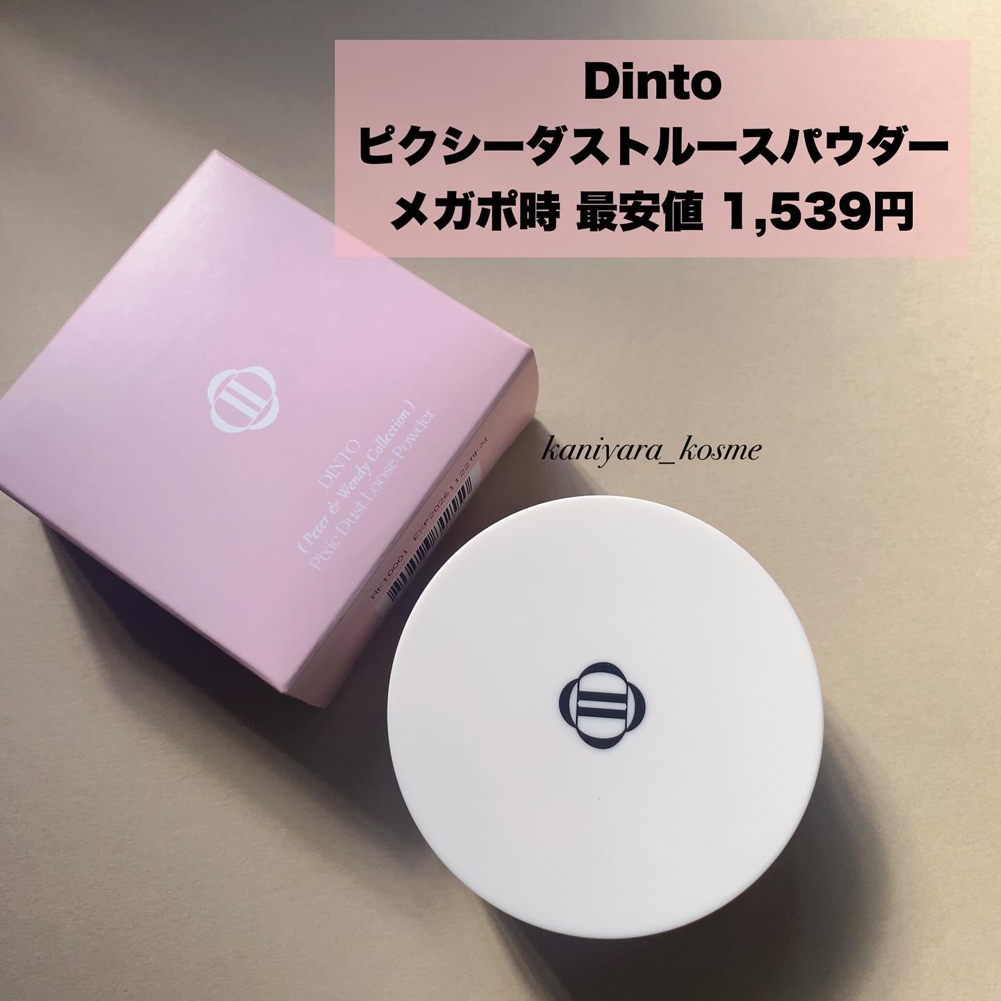 ピクシーダスト ルースパウダー フィニッシュパウダー /Dinto/ルースパウダーを使ったクチコミ（2枚目）