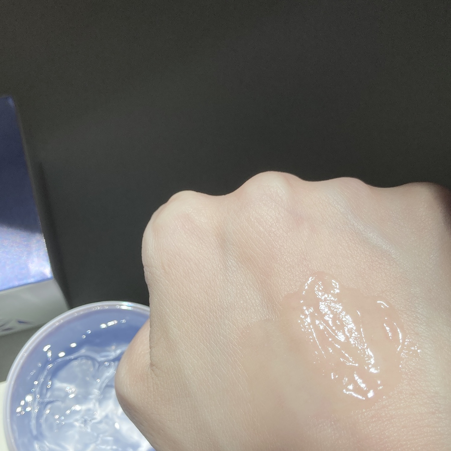 薬用ホワイトニングジェルEX モイスト（しっとり）/シミウス/オールインワン化粧品を使ったクチコミ（3枚目）