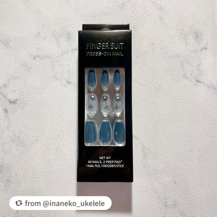 ネイルチップ(シールタイプ)/FINGER SUIT/ネイルチップ・パーツを使ったクチコミ(3枚目)