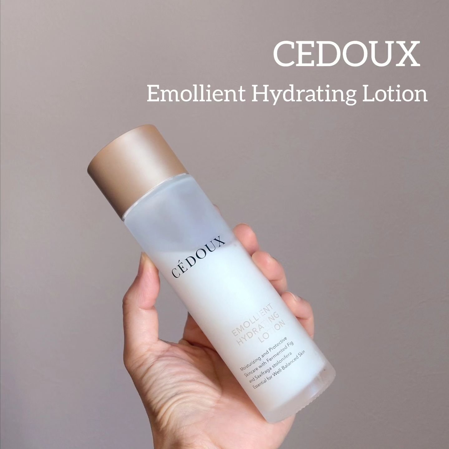 エモリエント　ハイドレーティング　ローション/CEDOUX　（セドゥ）/化粧水を使ったクチコミ（1枚目）