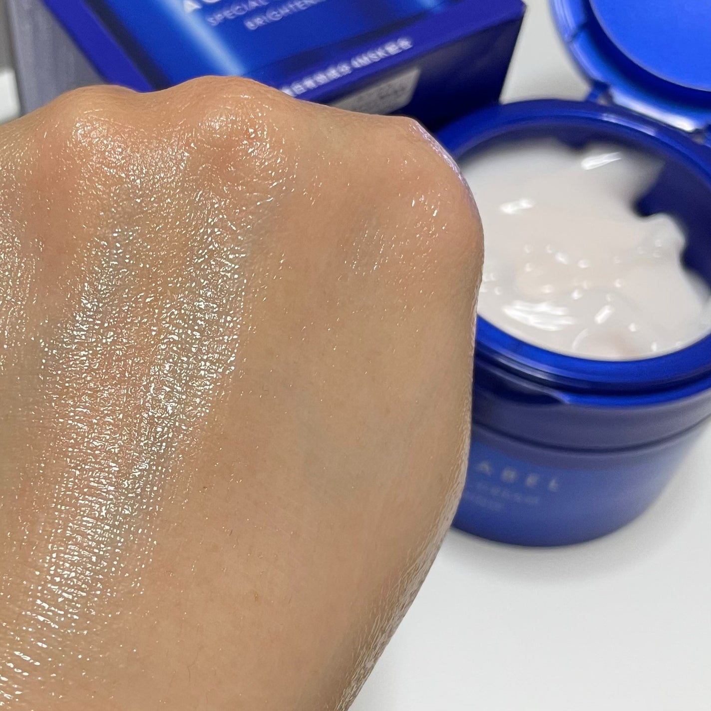 スペシャルジェルクリーム EX (ブライトニング) /アクアレーベル/オールインワン化粧品を使ったクチコミ(3枚目)