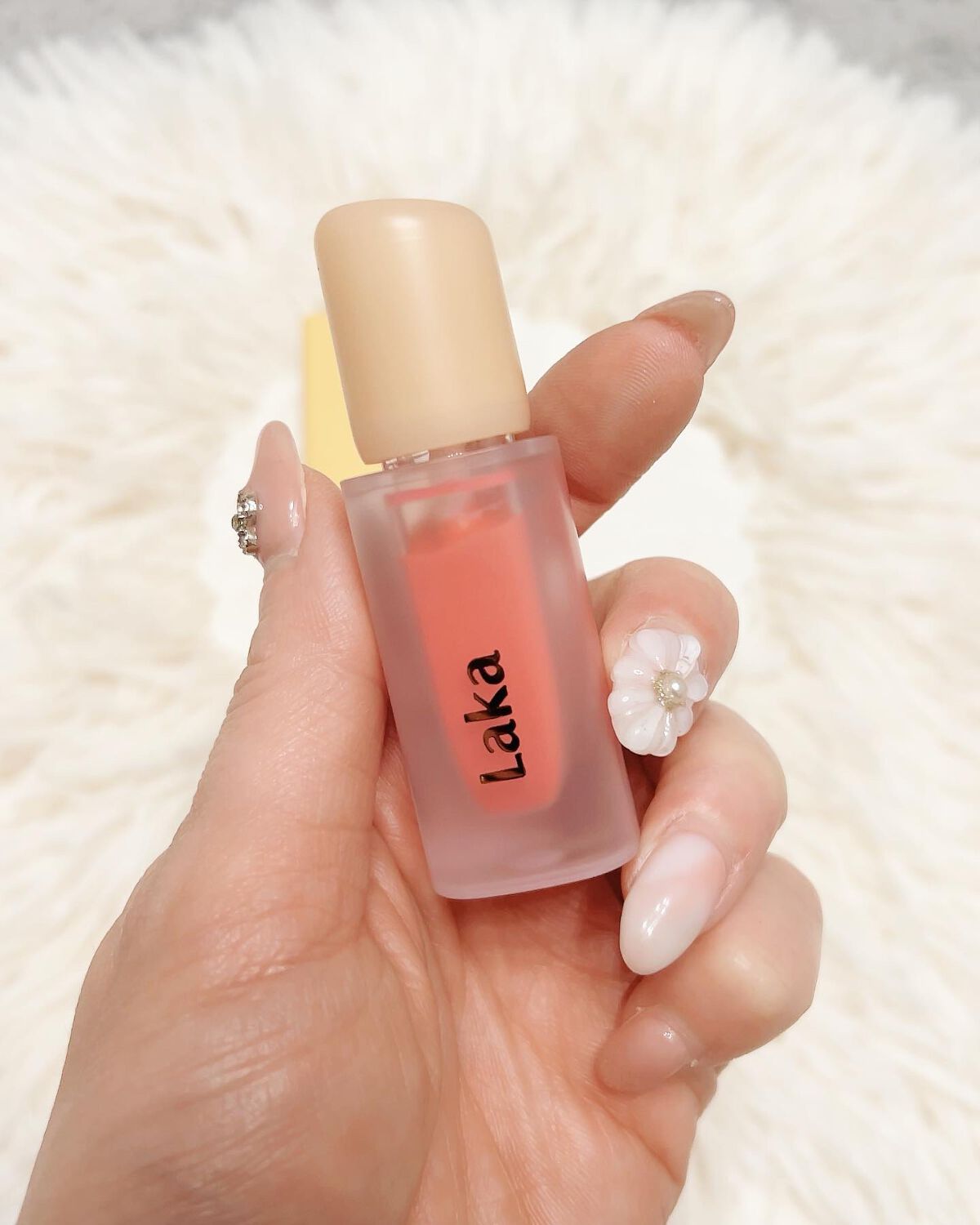 まいこ୨୧ *⑅❤︎·̩͙フォロバ100%♪̊̈♪̆̈ on LIPS 「Laka「フルーティーグラムティント」112ピンポン♡♡Qoo..」(2枚目)