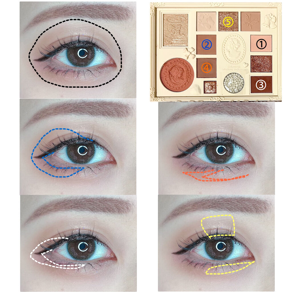 女王のカメオマルチパレット /COLORROSE/マルチパレットを使ったクチコミ（2枚目）