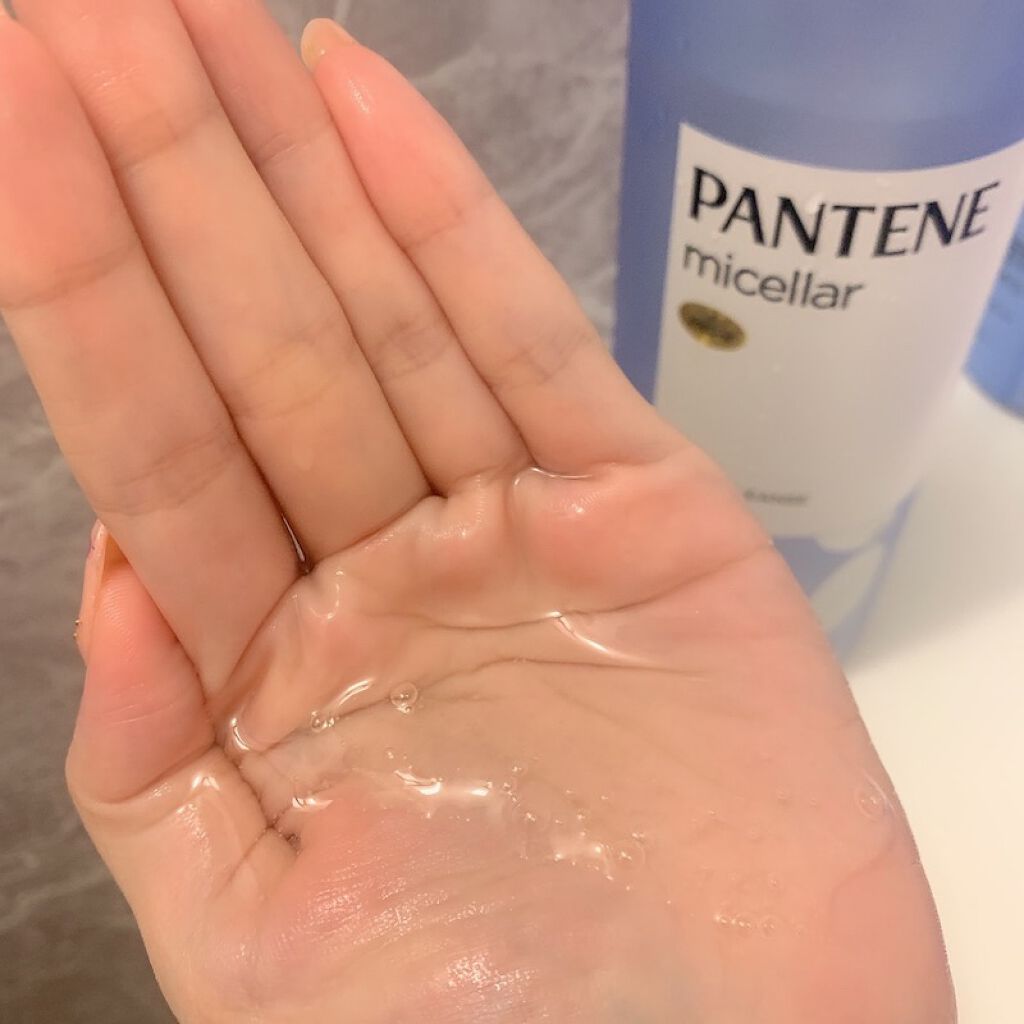 PRO-V ミセラー ピュア＆クレンズ ノンシリコンシャンプー/トリートメント トリートメント本体/パンテーン/市販シャンプーを使ったクチコミ（2枚目）