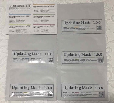 Updating Mask 1.0.0 Type G（ツヤ）／glowing 1セット5枚入り/meol/シートマスク・パックを使ったクチコミ（2枚目）