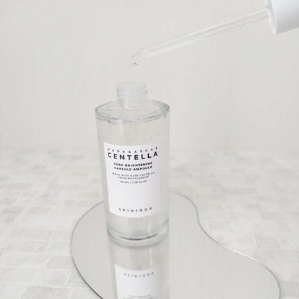 トーンブライトニング カプセルアンプル/SKIN1004/美容液を使ったクチコミ(3枚目)