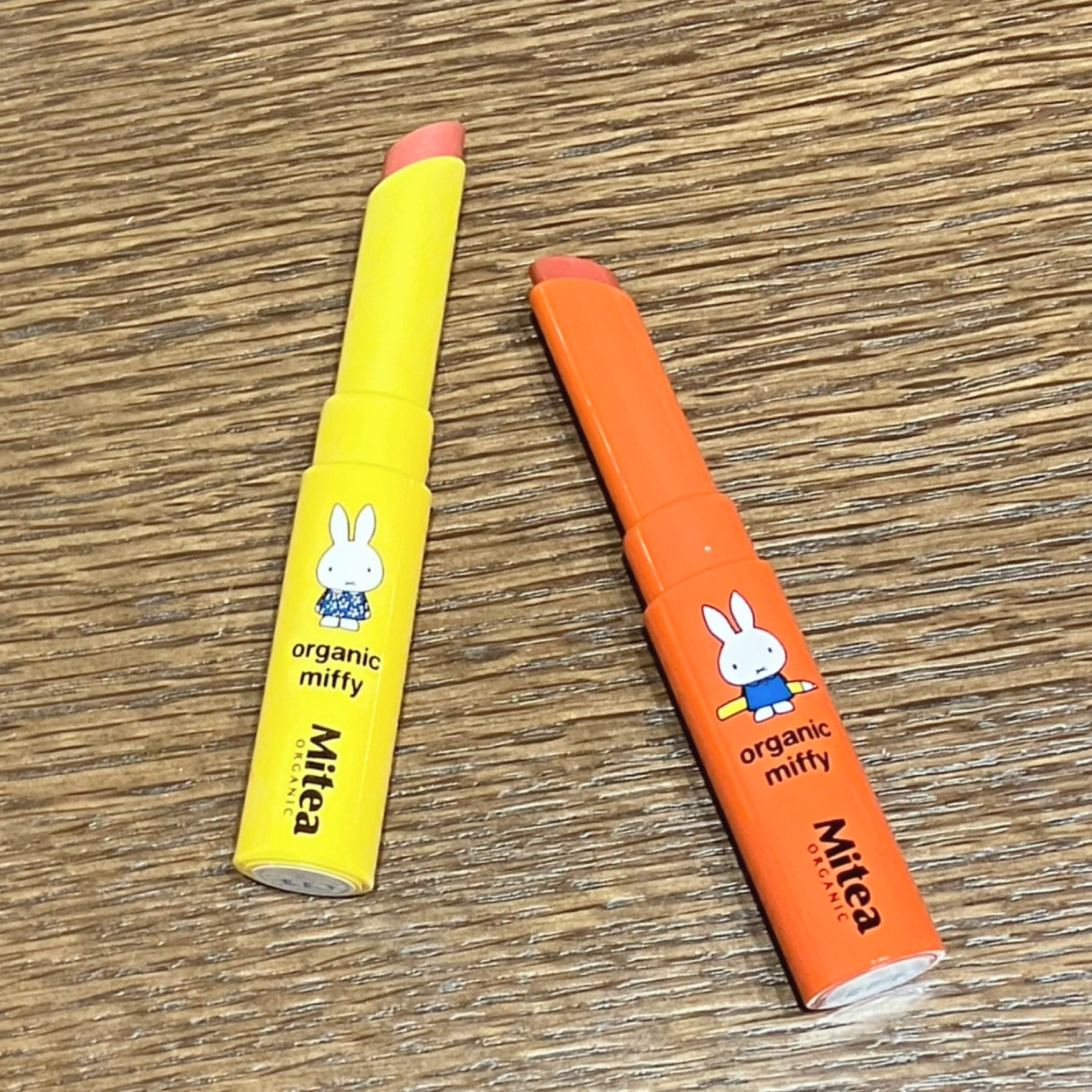 セラムオイルリップスティック  organic miffy（01 マンダリーヌコンフィ）/ミティア オーガニック/口紅を使ったクチコミ（1枚目）