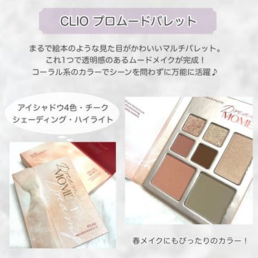 プロ ムード パレット 01 DREAMY MOMENT/CLIO/アイシャドウパレットを使ったクチコミ（2枚目）