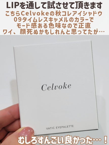 セルヴォーク ヴァティック アイパレット/Celvoke/アイシャドウパレットを使ったクチコミ(2枚目)