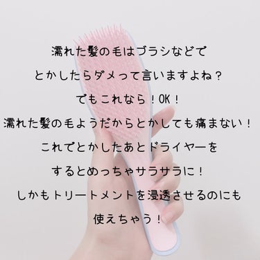 ザ・ウェットディタングラー/TANGLE TEEZER/ヘアブラシを使ったクチコミ（2枚目）