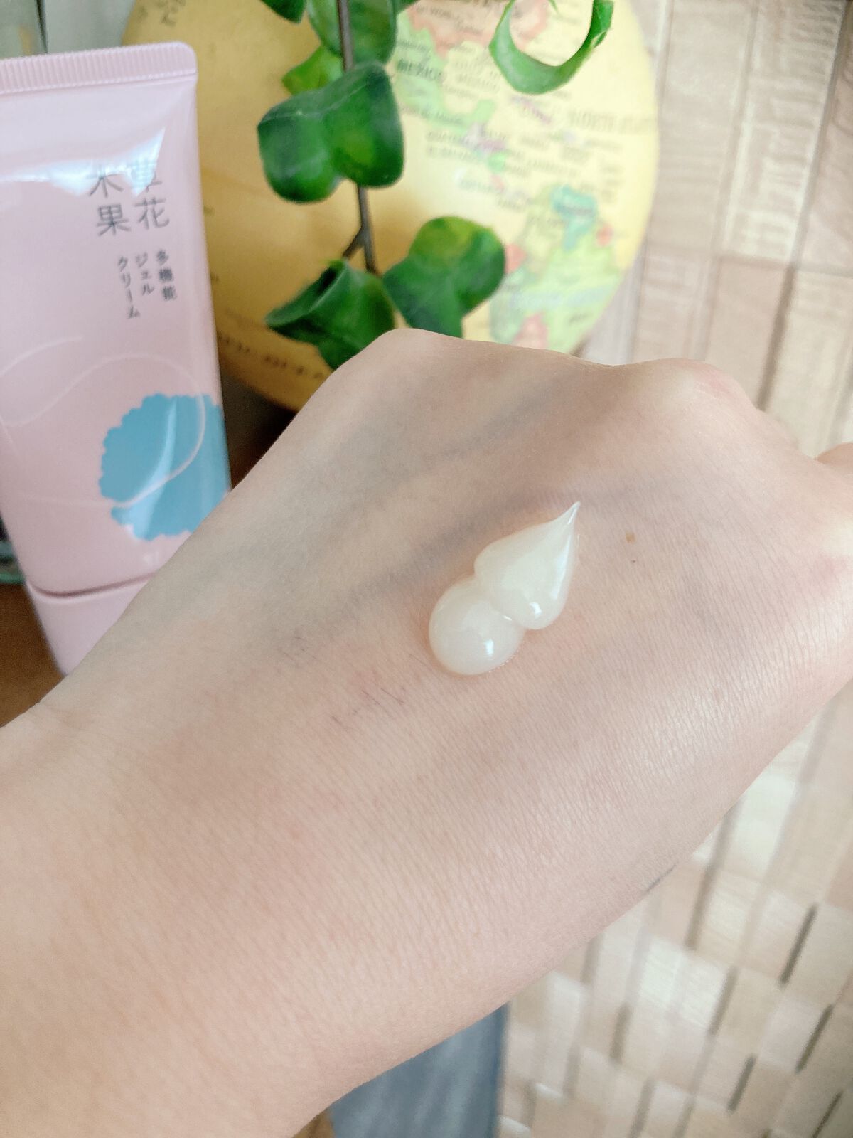 草花木果 多機能ジェルクリーム/草花木果/オールインワン化粧品を使ったクチコミ（2枚目）