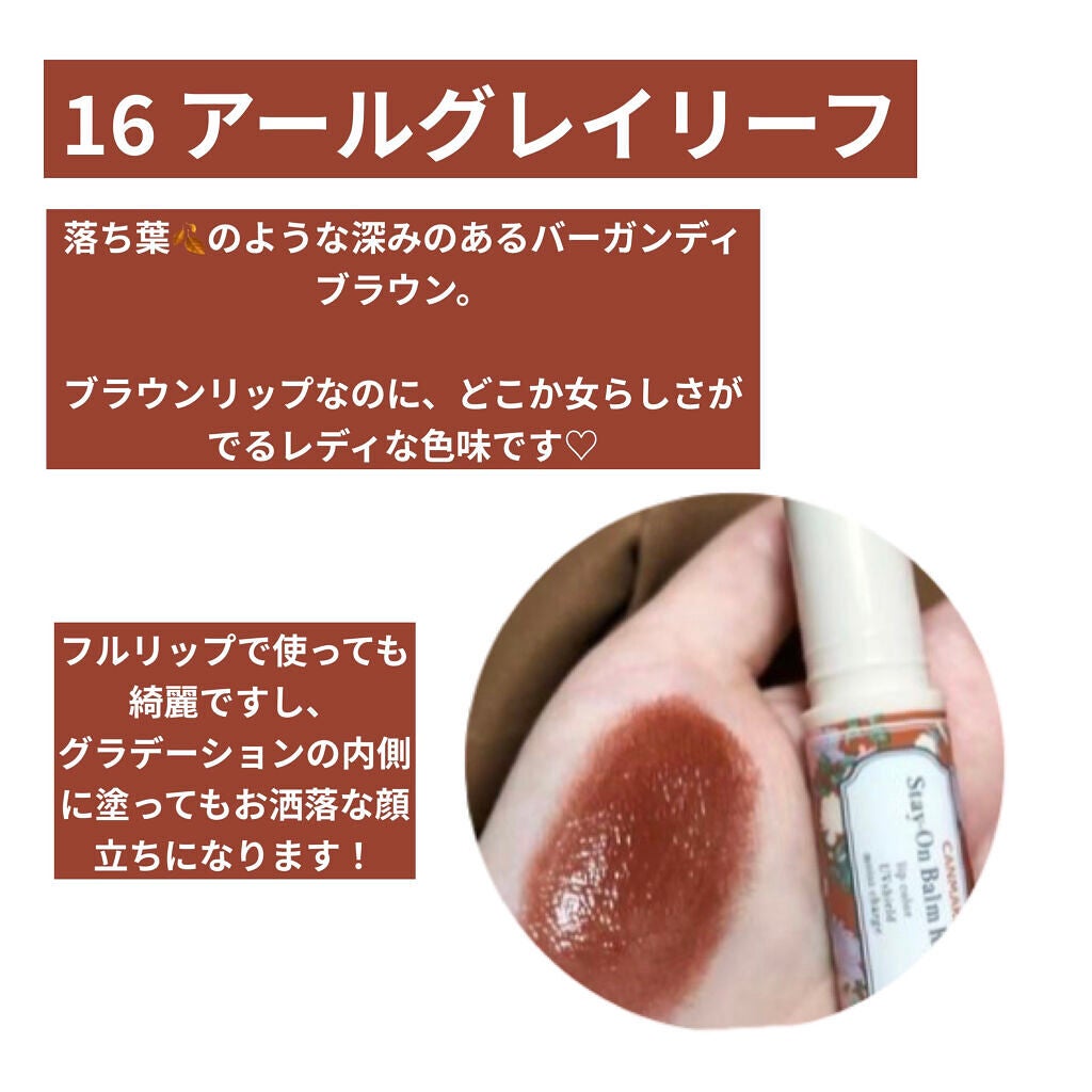 ステイオンバームルージュ/キャンメイク/口紅を使ったクチコミ(2枚目)