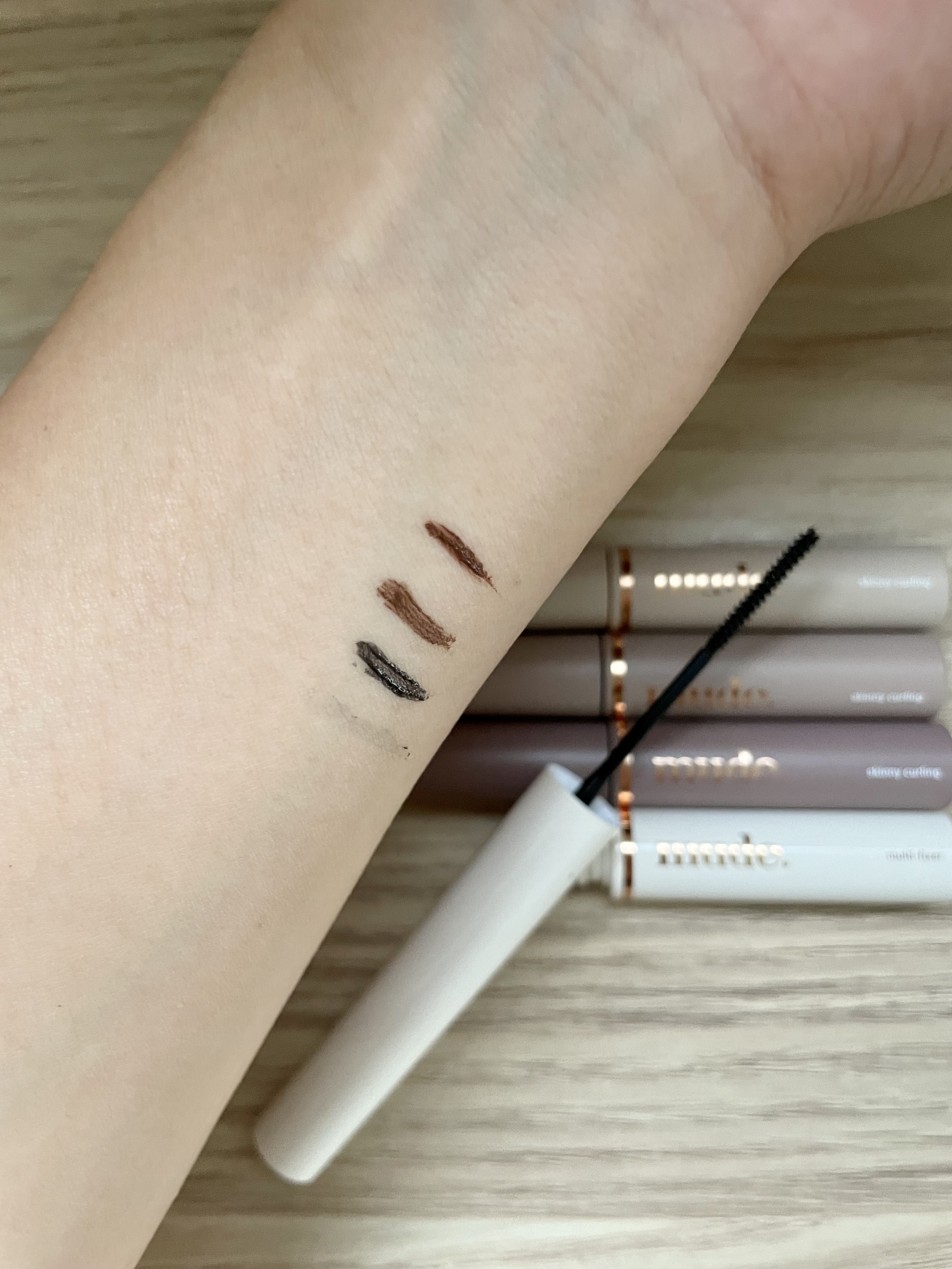 インスパイアマルチフィクサーマスカラ/mude./マスカラ下地を使ったクチコミ（2枚目）