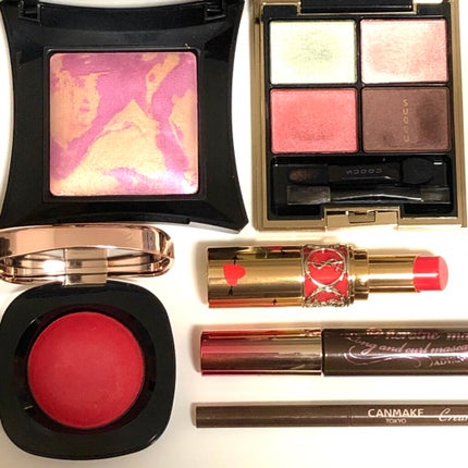 ルージュ ヴォリュプテ シャイン/YVES SAINT LAURENT BEAUTE/口紅を使ったクチコミ(7枚目)