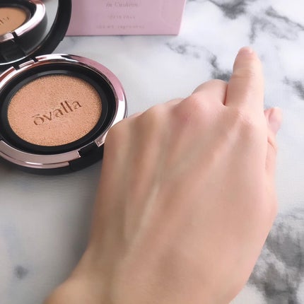 フコセンテラセラム イン クッション/ovalla/クッションファンデーションを使ったクチコミ(5枚目)