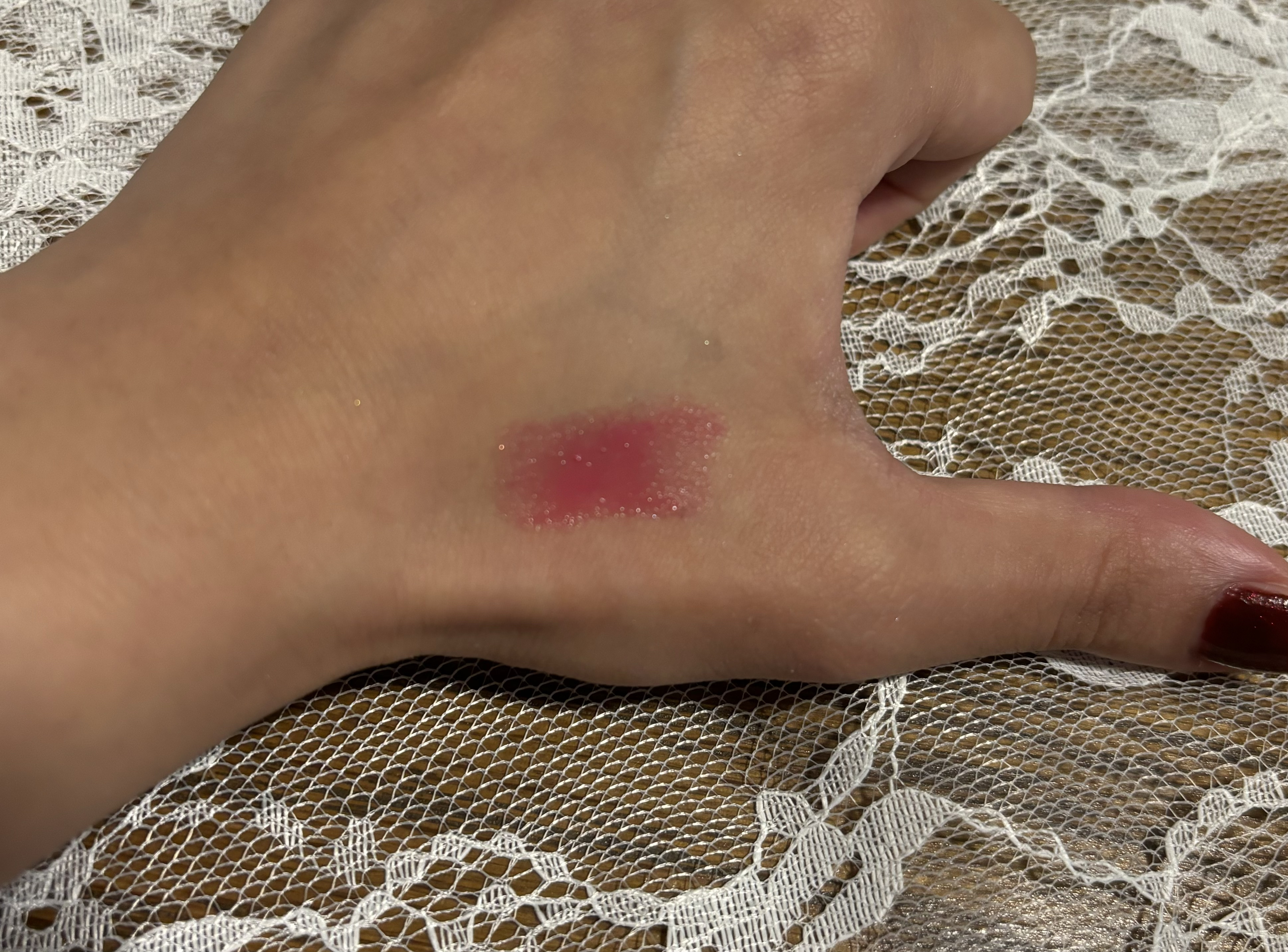 濃密うるみカラーリップクリーム ピンク/DHC/リップクリームを使ったクチコミ（3枚目）