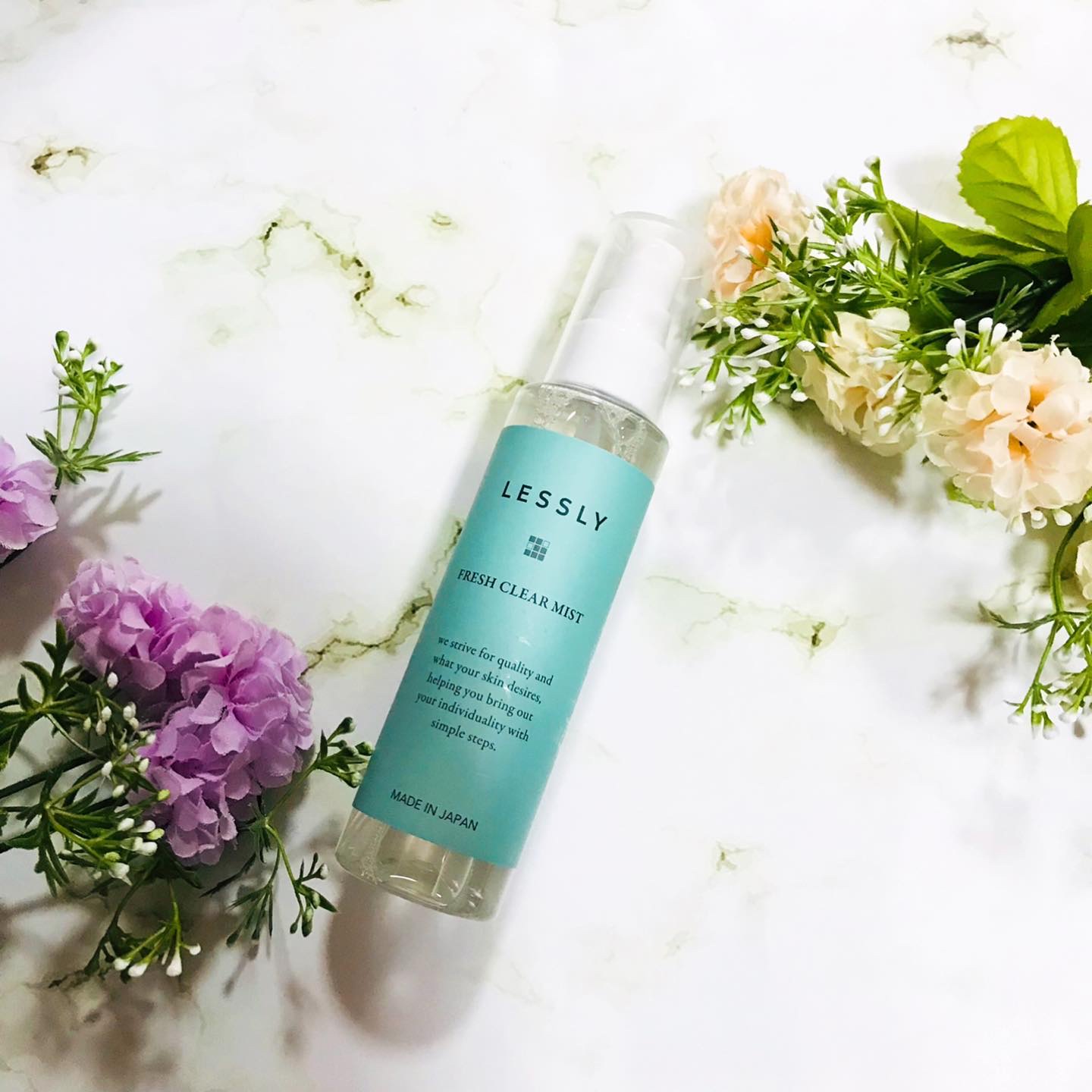 LESSLY  フレッシュクリアミスト/nijiCREATION/ミスト状化粧水を使ったクチコミ（2枚目）