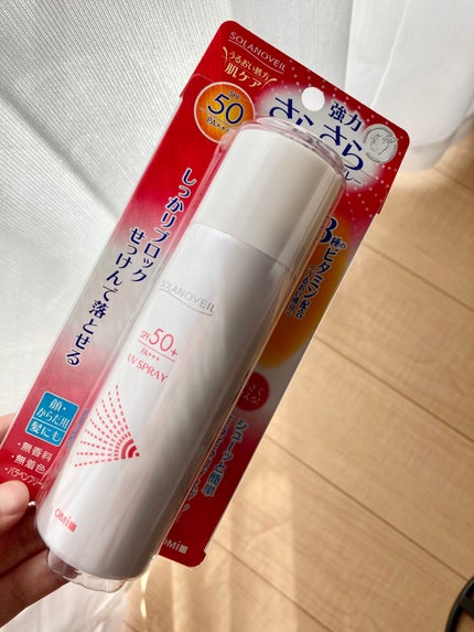 ソラノベール UVスプレー/メンターム/日焼け止め・UVケアを使ったクチコミ(2枚目)