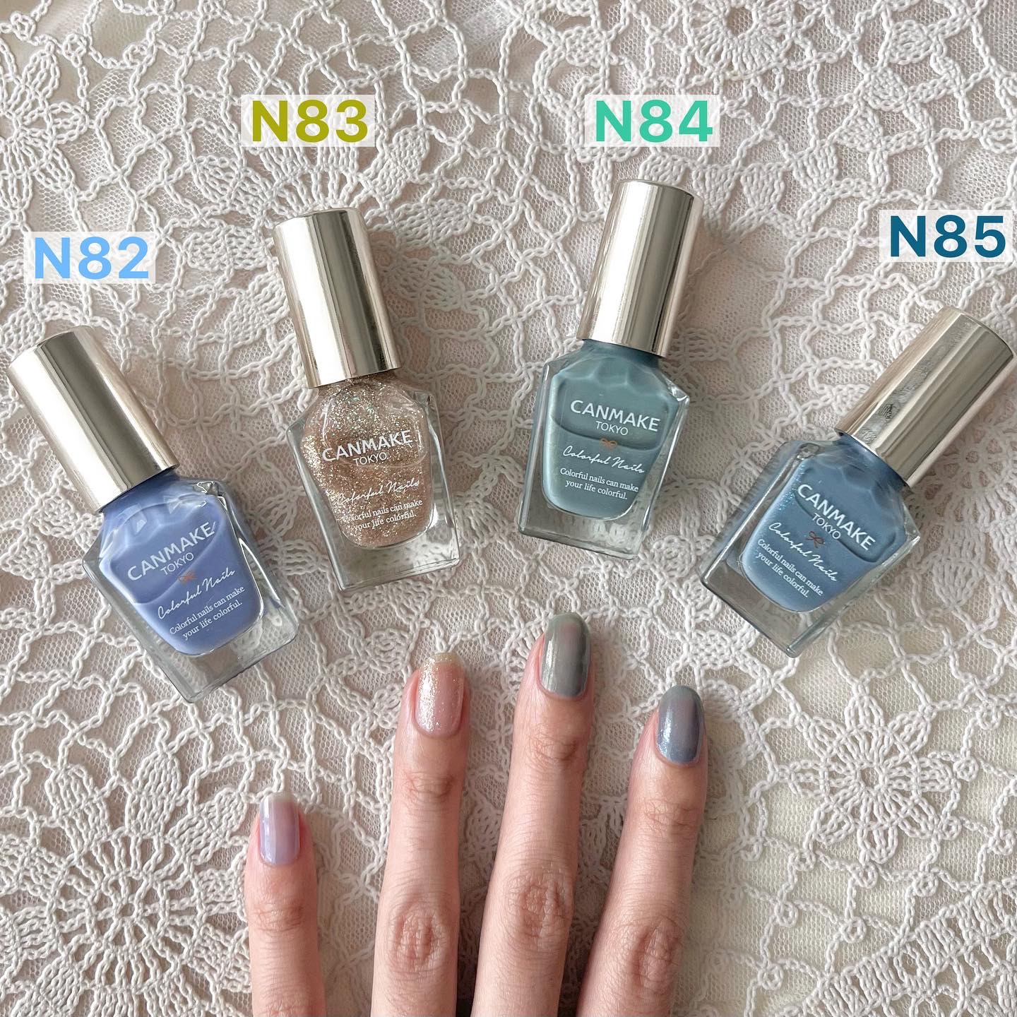 カラフルネイルズ/キャンメイク/マニキュアを使ったクチコミ（1枚目）