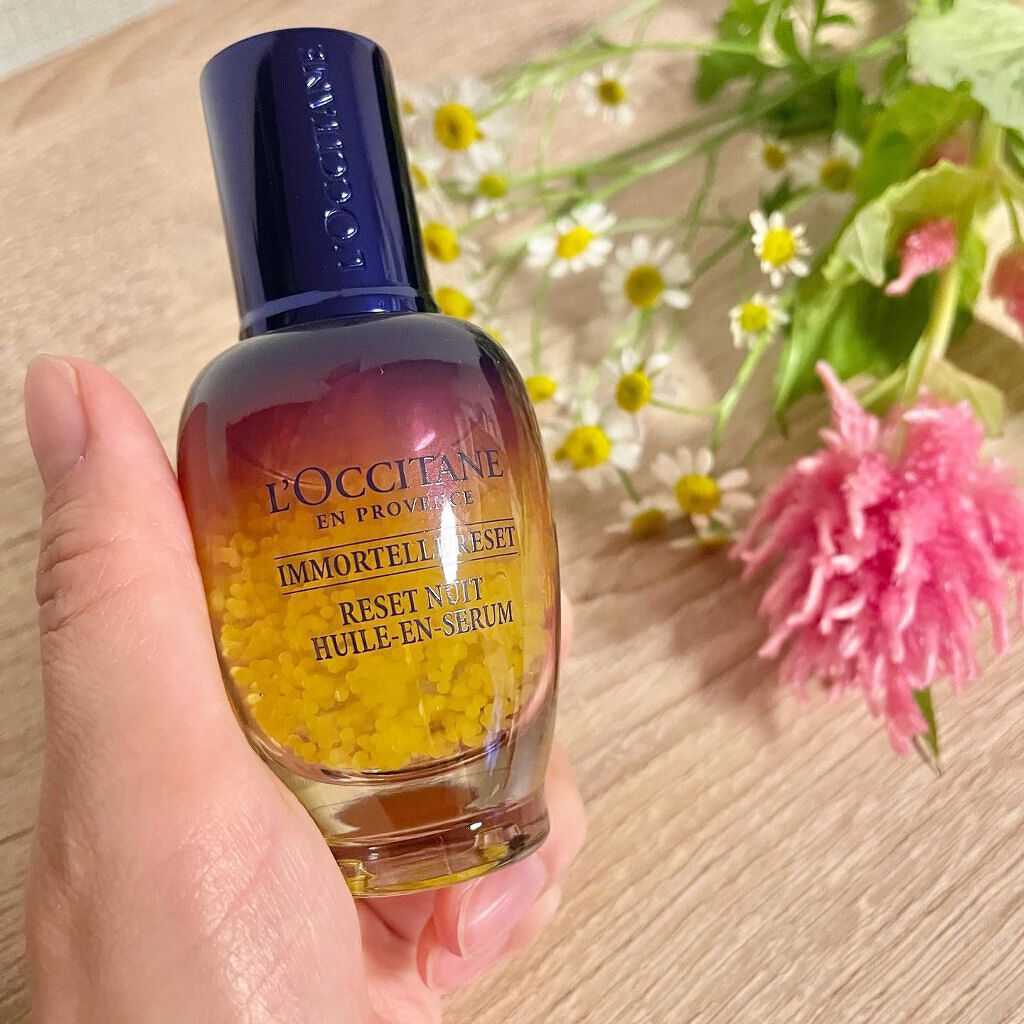 イモーテル オーバーナイトリセットセラム/L'OCCITANE/美容液を使ったクチコミ(2枚目)