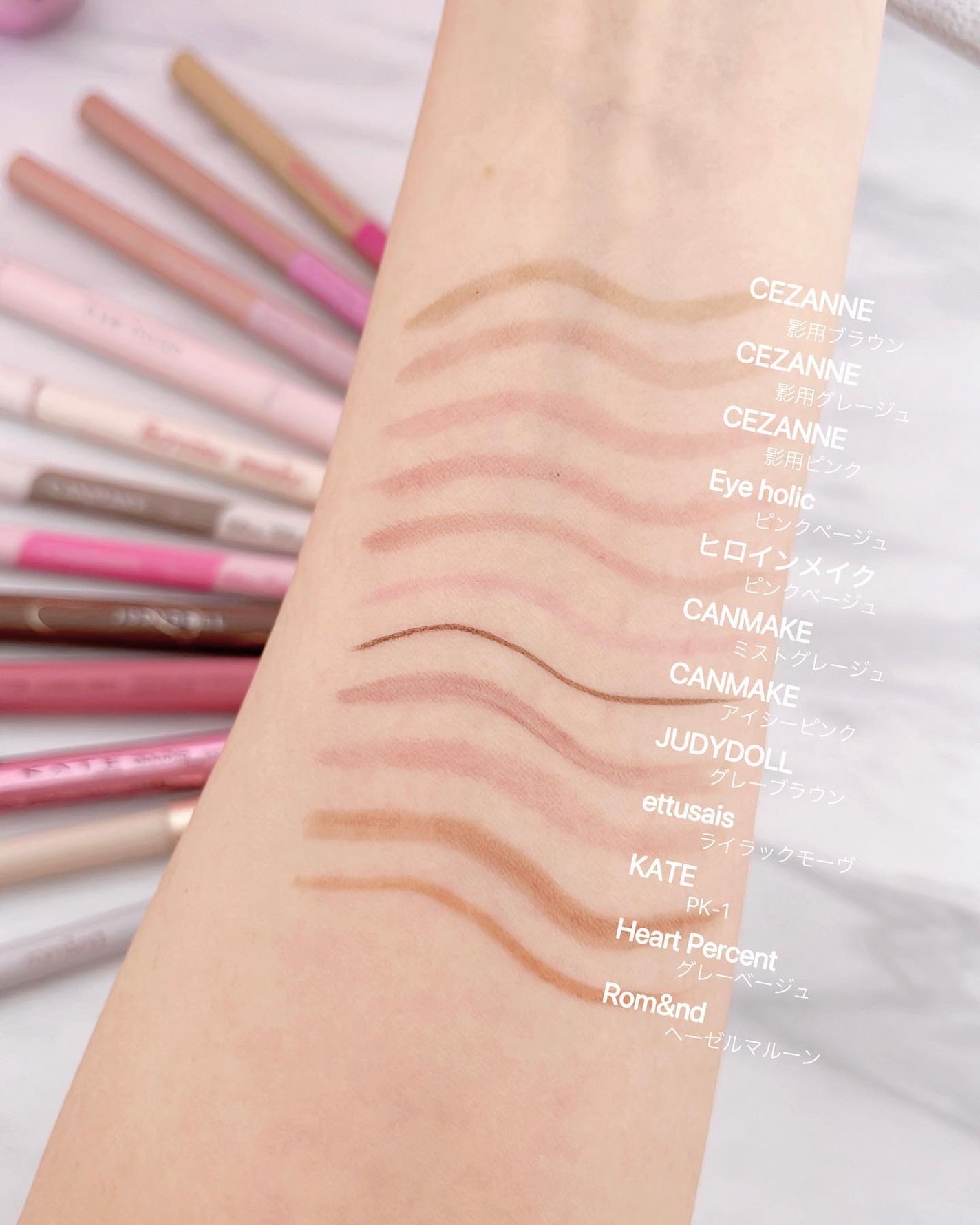 描くふたえアイライナー/CEZANNE/リキッドアイライナーを使ったクチコミ(3枚目)