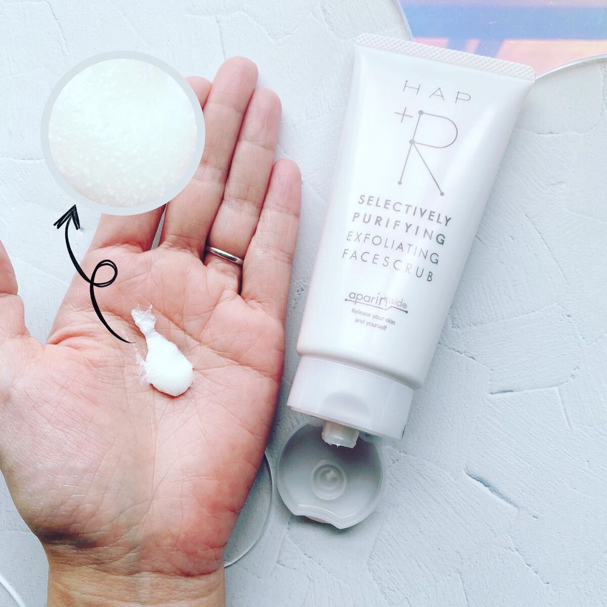 フェイススクラブ /HAP＋R/スクラブ・ゴマージュを使ったクチコミ（2枚目）