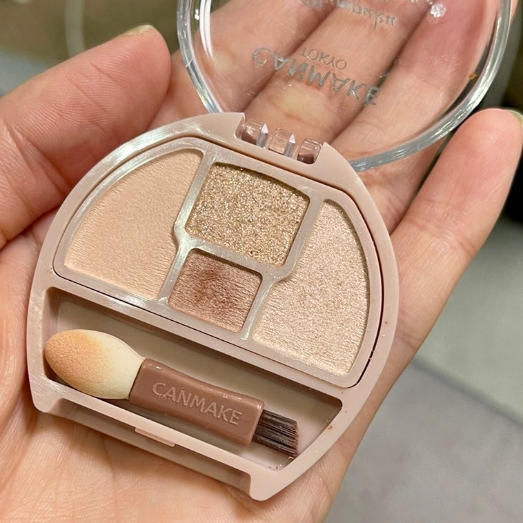 プランぷくコーデアイズ/キャンメイク/パウダーアイシャドウを使ったクチコミ(2枚目)