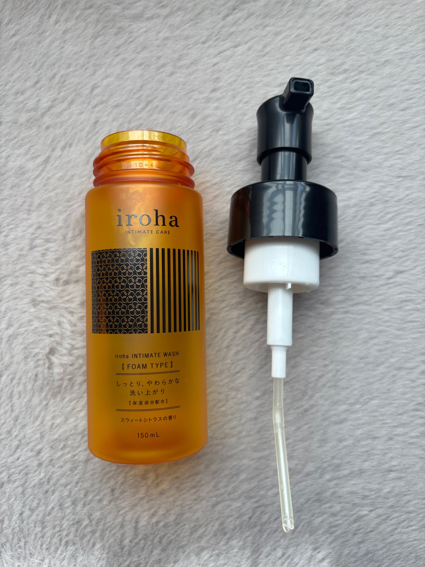 イロハ インティメートウォッシュ フォームタイプ ベルガモットとビターオレンジの香り/iroha INTIMATE CARE/デリケートゾーンケアを使ったクチコミ(1枚目)