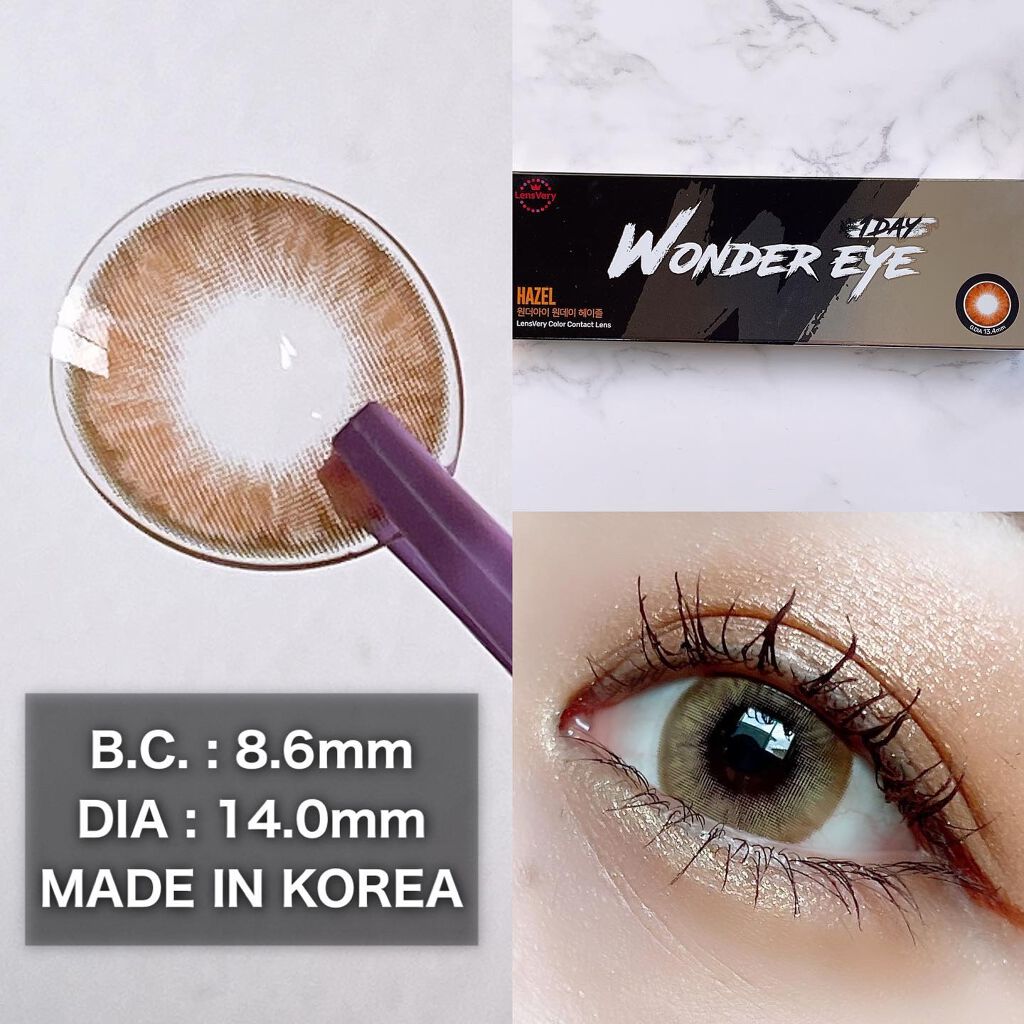 ワンダーアイ/ANN365LENS/カラーコンタクトレンズを使ったクチコミ（3枚目）