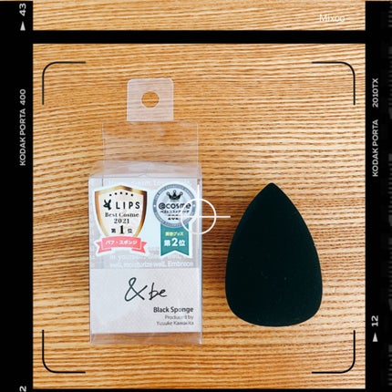 &be ブラックスポンジ/&be/パフ・スポンジを使ったクチコミ(1枚目)