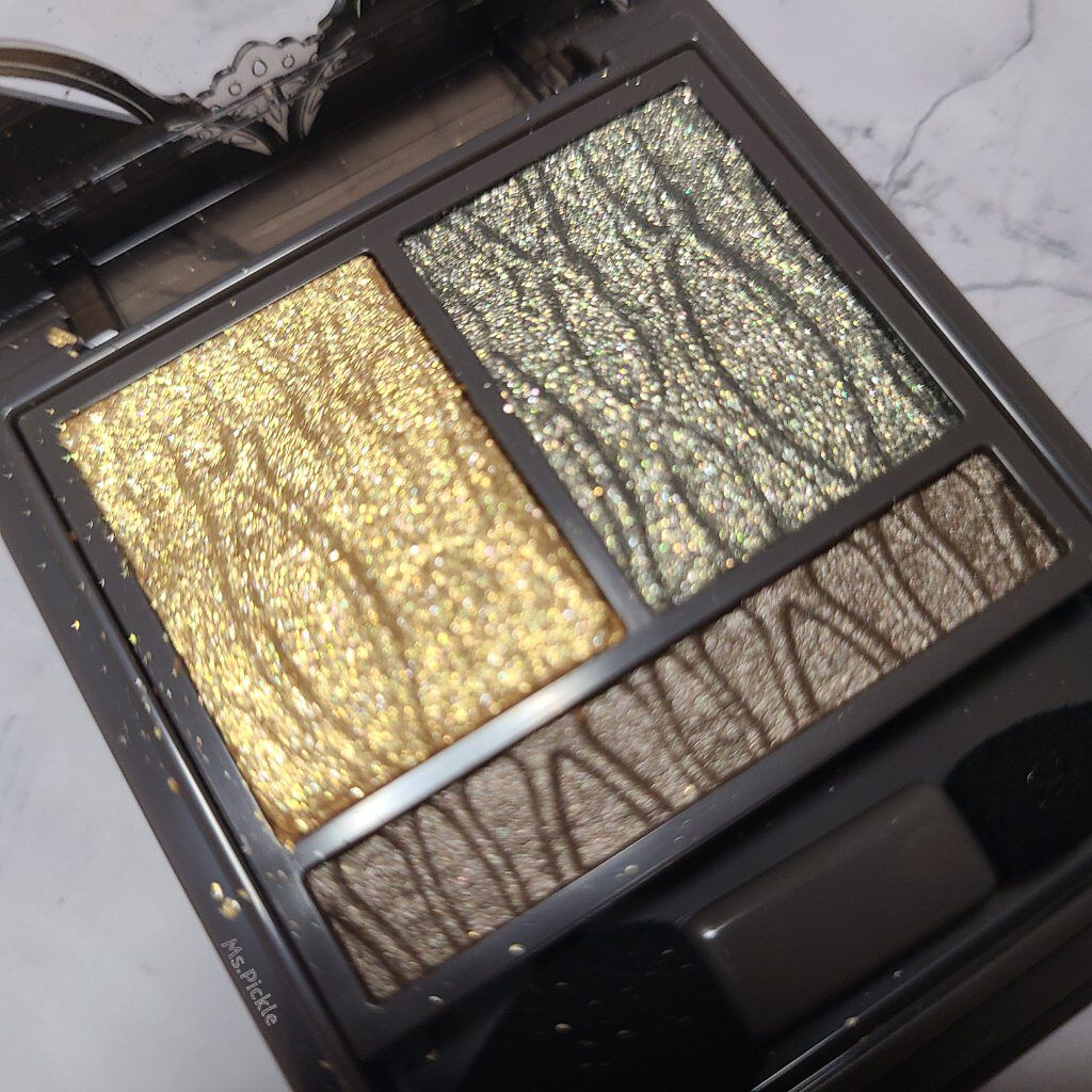 プリズムヴィーナス アイズ GR-2 ゴールデンカーキ系/Visée/アイシャドウパレットを使ったクチコミ（2枚目）