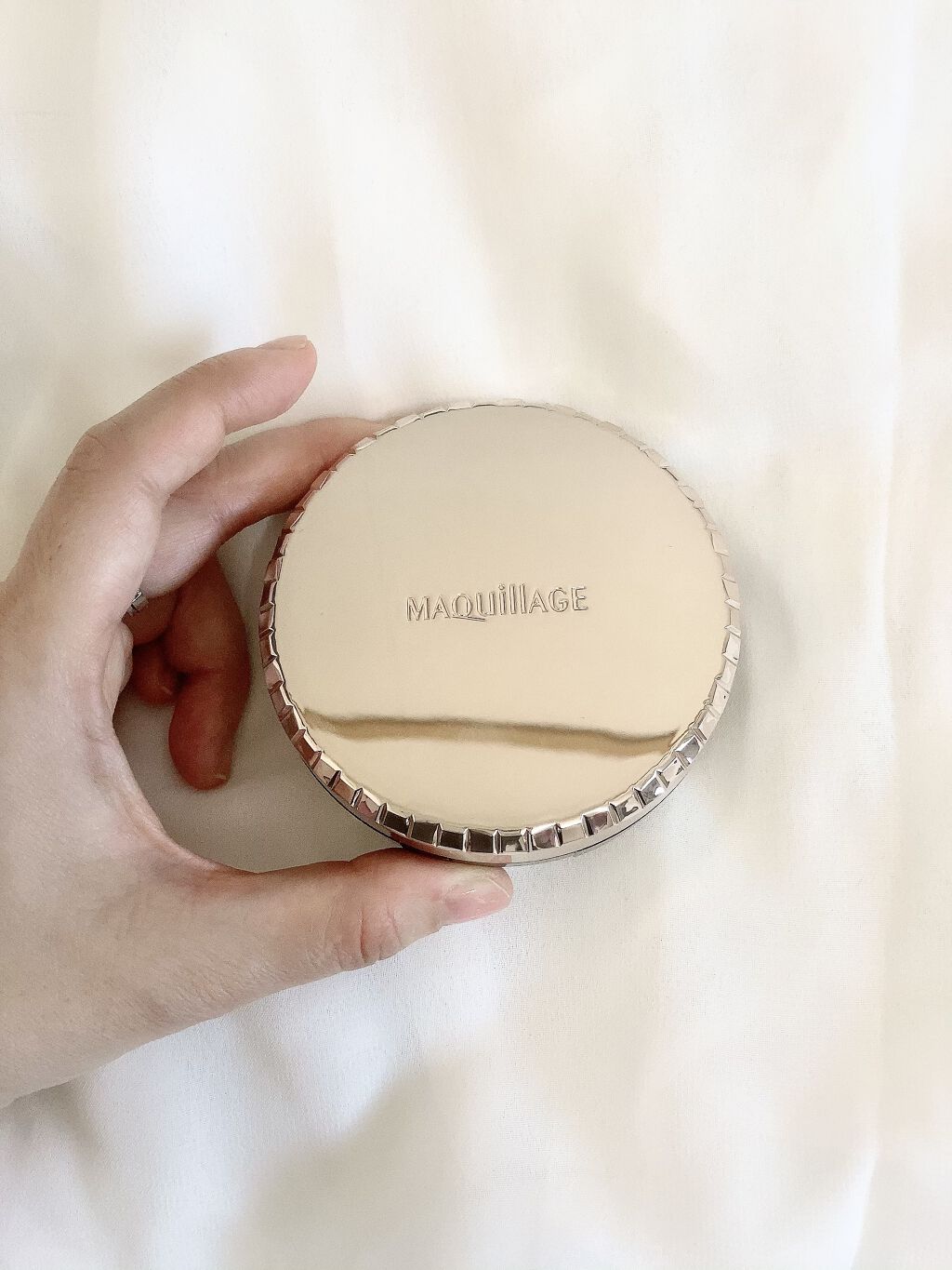 ドラマティックジェリーコンパクト 02やや明るめ〜中間的な明るさ/マキアージュ/クッションファンデーションを使ったクチコミ（1枚目）