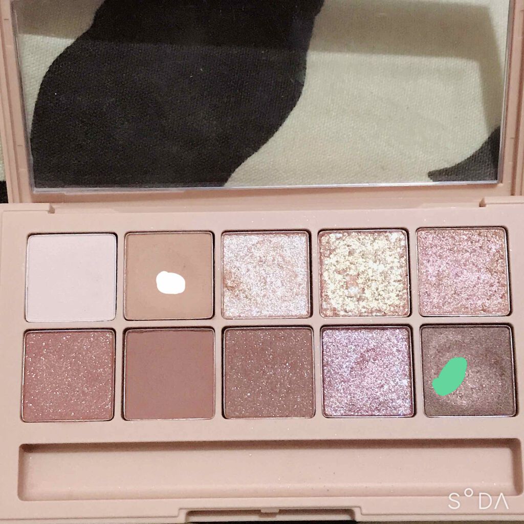 THE アイパレR/b idol/アイシャドウパレットを使ったクチコミ（2枚目）