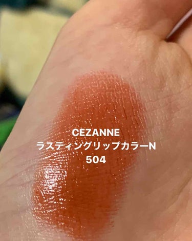 ラスティング リップカラーN/CEZANNE/口紅を使ったクチコミ（1枚目）