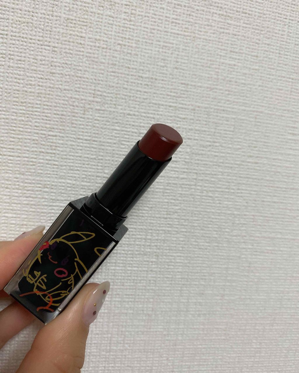 ルージュ アンリミテッド ラッカーシャイン<2019年クリスマスコフレ限定>/shu uemura/口紅を使ったクチコミ(1枚目)