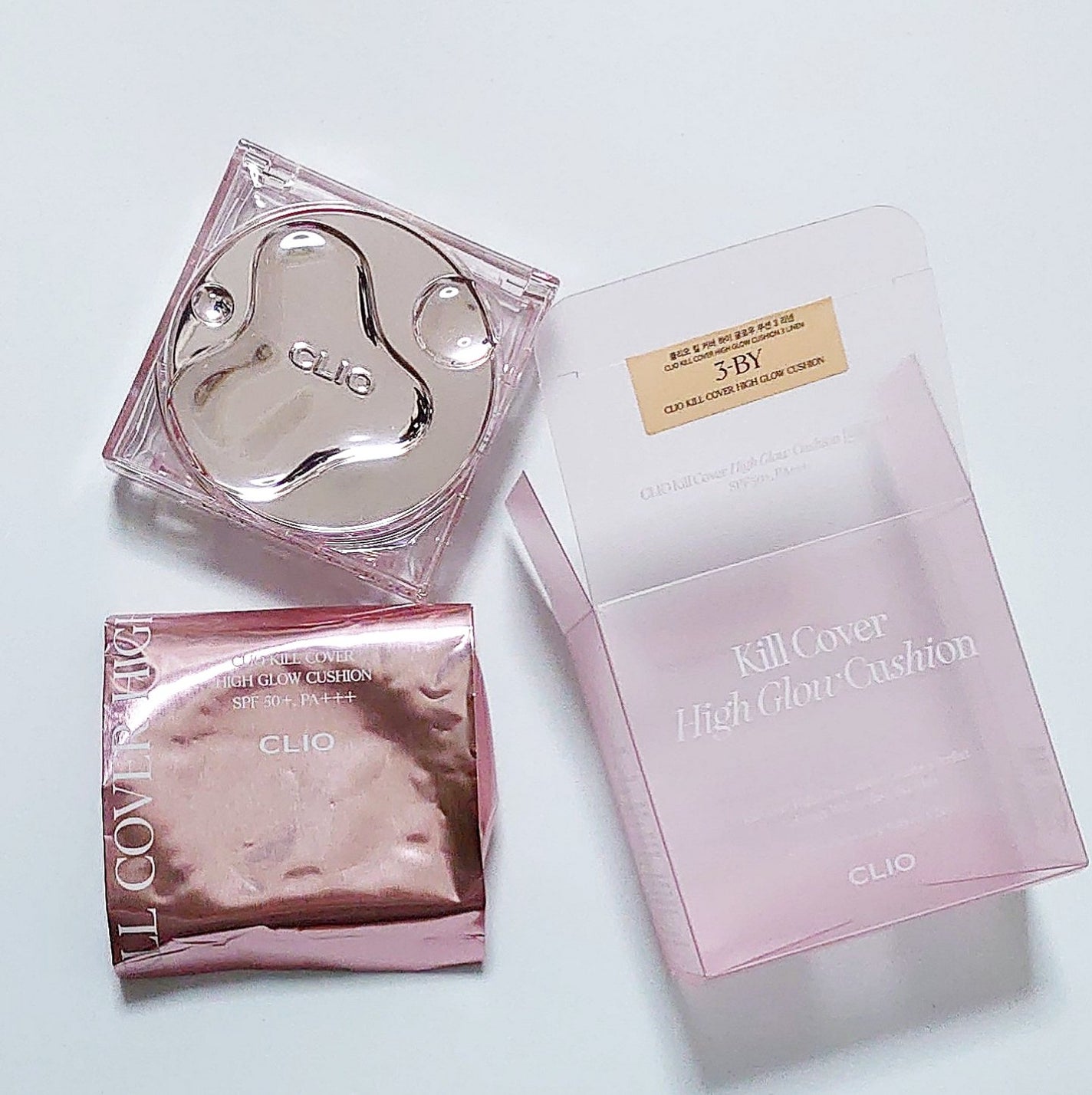キル カバー ハイ グロウ クッション/CLIO/クッションファンデーションを使ったクチコミ(4枚目)
