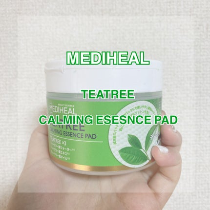 ティーツリーカーミングエッセンスパッド/MEDIHEAL/トナーパッドを使ったクチコミ(1枚目)