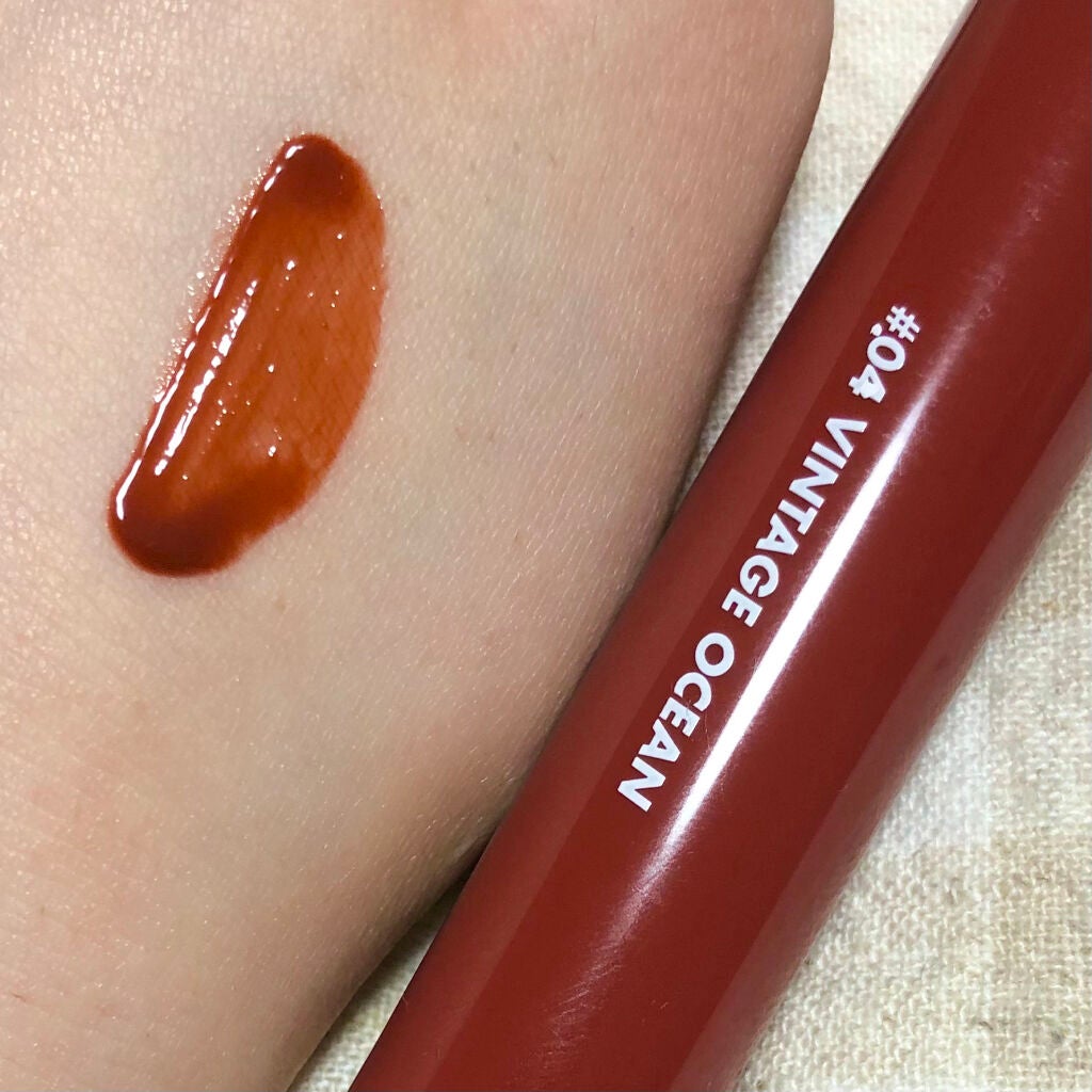 グラスティングウォーターティント/rom&nd/リップティントを使ったクチコミ(1枚目)