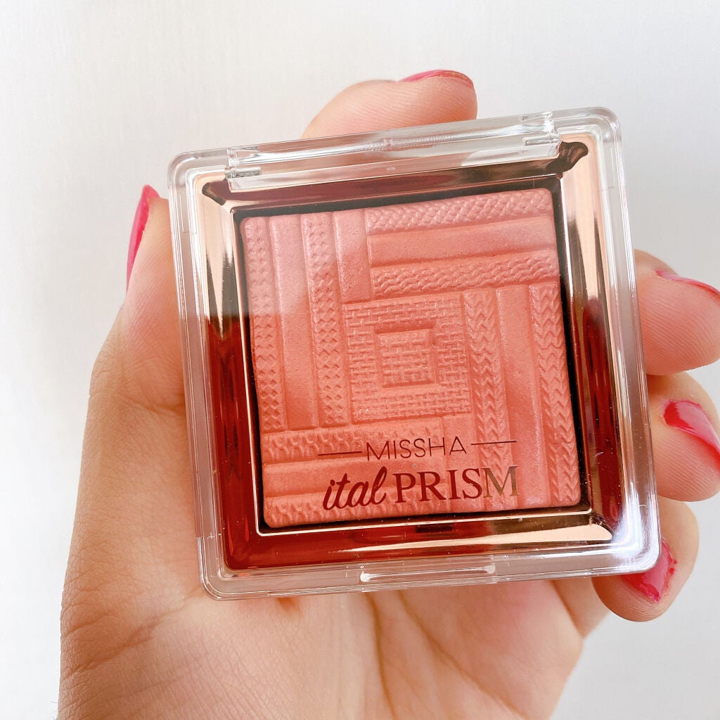 サテンチーク イタルプリズム/MISSHA/パウダーチークを使ったクチコミ(1枚目)