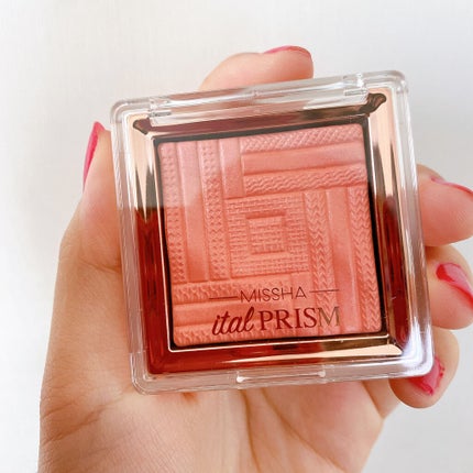 サテンチーク イタルプリズム/MISSHA/パウダーチークを使ったクチコミ(1枚目)