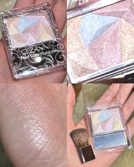 パールグロウハイライト/CEZANNE/ハイライト・シェーディングを使ったクチコミ(4枚目)